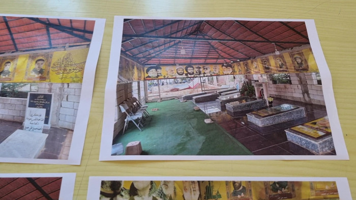 مزار شهدای روستا قبل از تخریب صهیونیستها