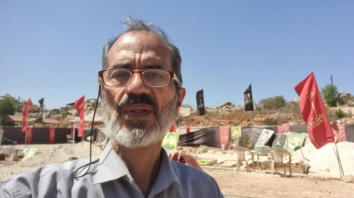 مزار شهید لبنانی در نزدیکی مرز فلسطین اشغالی