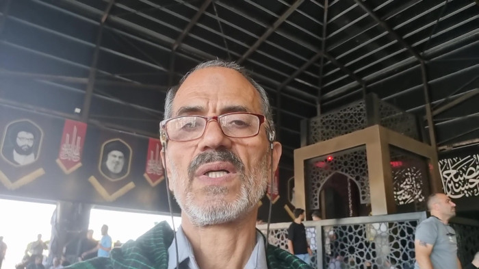 عزیمت به حرکت جهانی صمود در کمک به غزه از کنار مزار شهید نصرالله