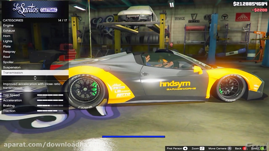 Grand Theft Auto V - Racing with Ferrari 458 Spider [Liberty Walk] - GTA 5 Mods