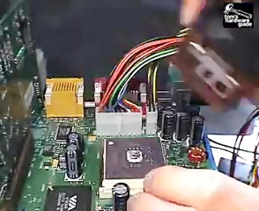 What happens when the CPU cooler is removed?