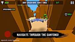 معرفی بازی موبایل: Drone Racer : Canyons