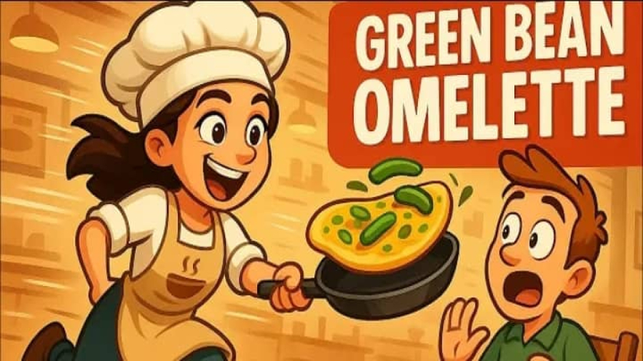 املت لوبیا سبز