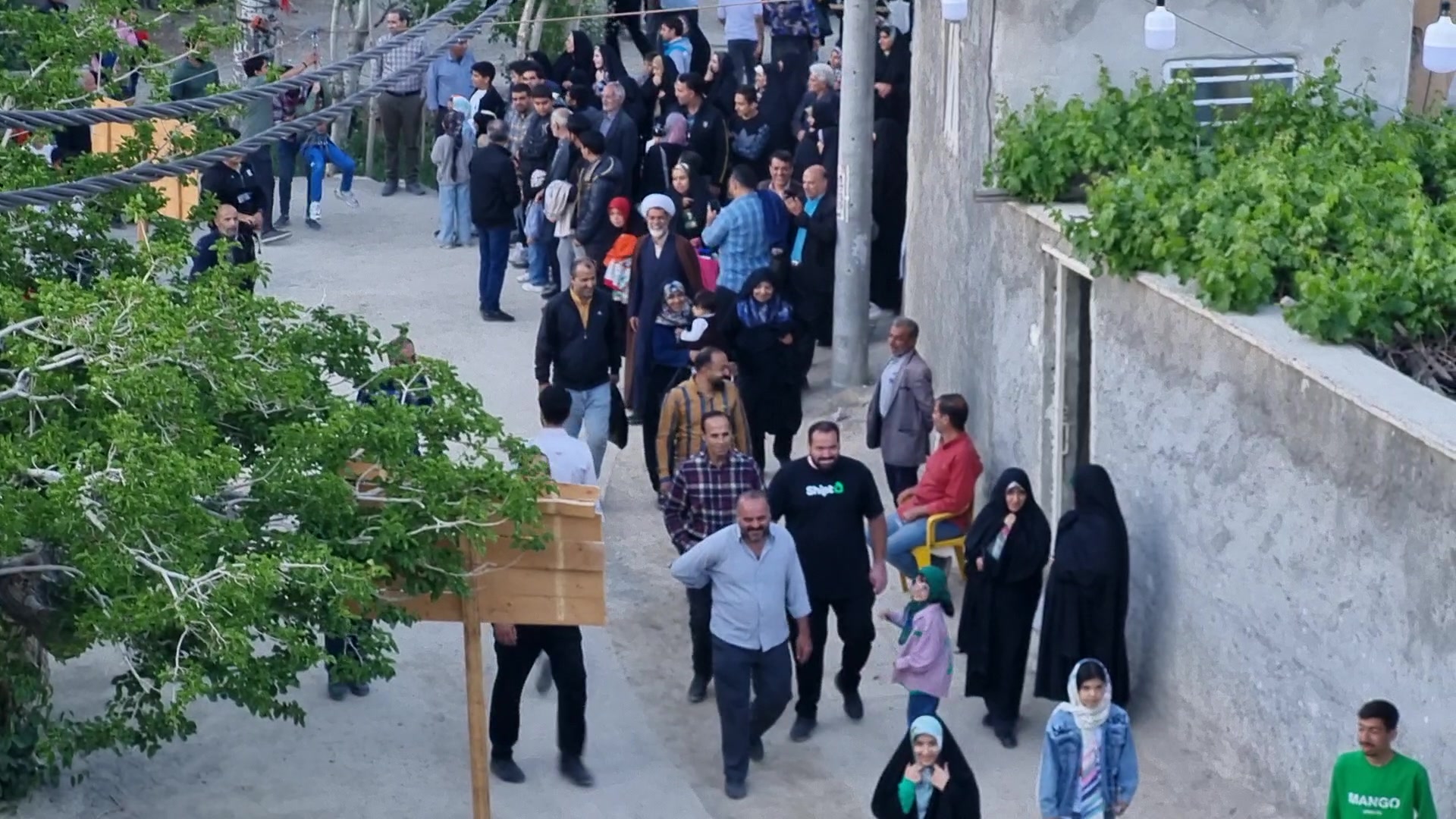 سیمای روستای فشارک پیش از برگزاری یادواره شهدای فشارکی