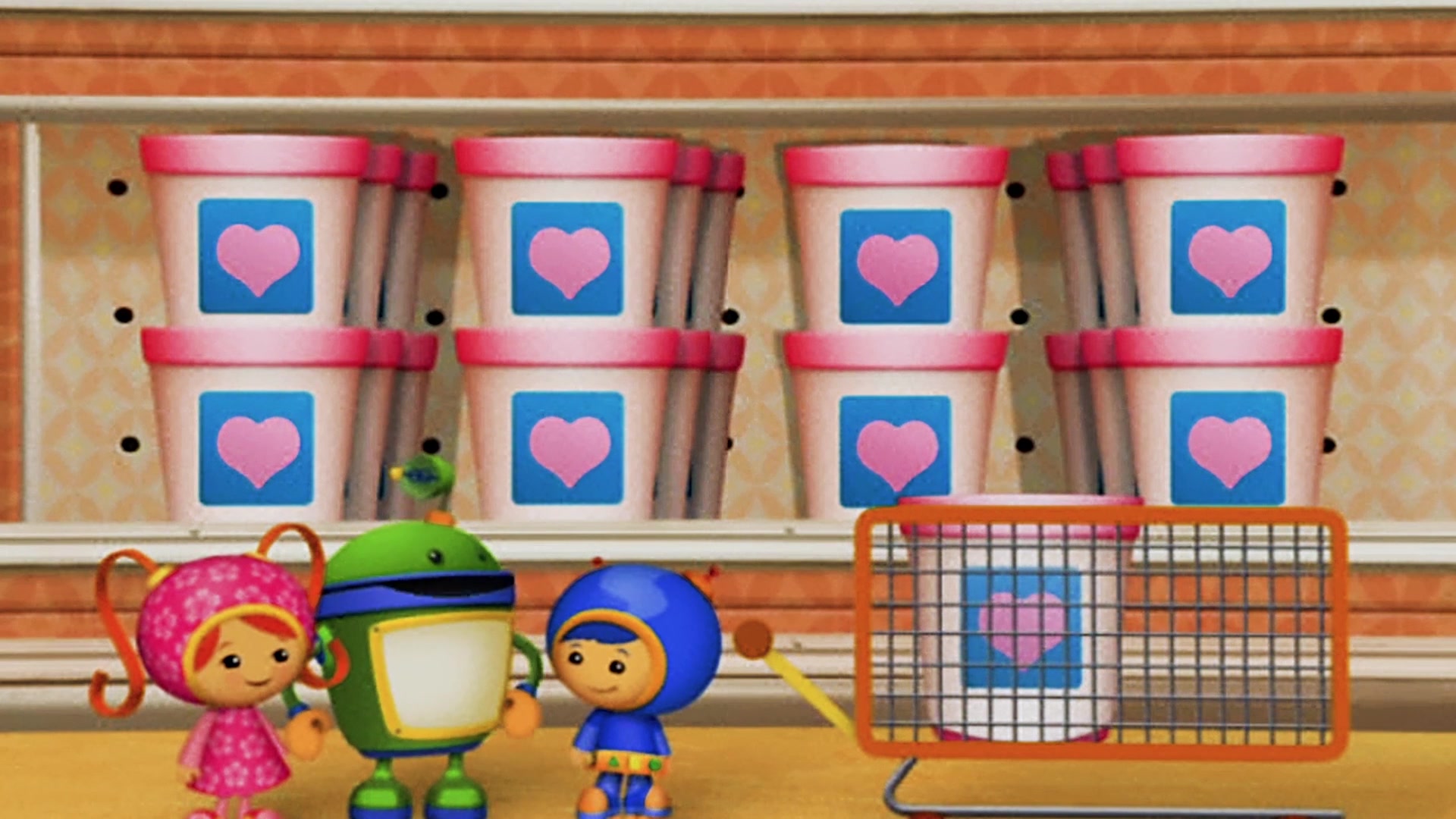 کارتون انیمیشن تیم اومی زومی | دوبله فارسی | فصل 1 قسمت 5 |سفر عالی به سوپرمارکت زمان1350ثانیه