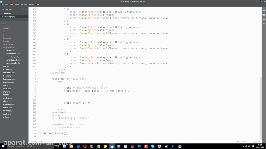 PSD to WordPress Tutorial #27 - Making a Custom Loop