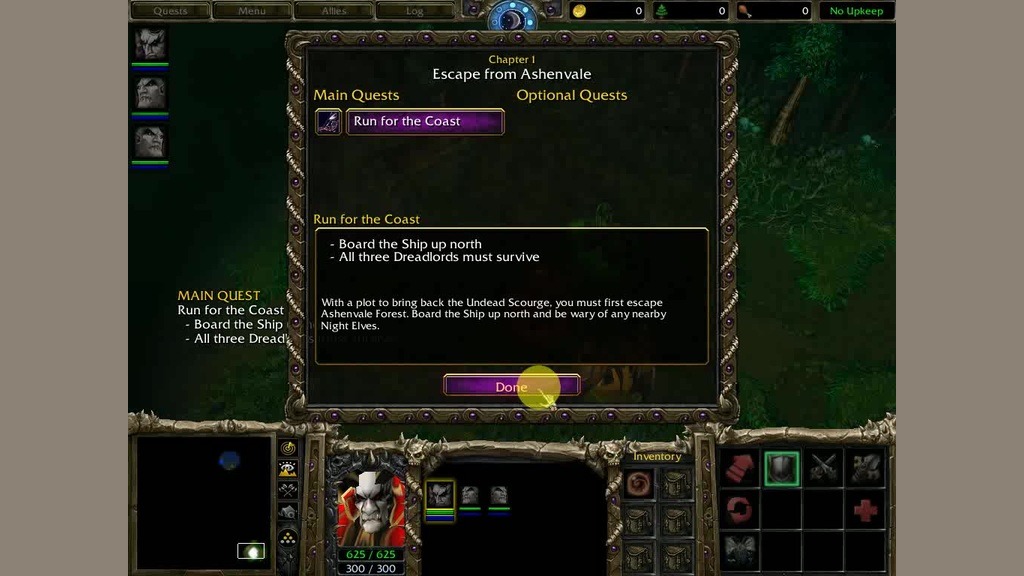 (1 Warcraft 3:Resurrection of the scourge (part زمان1267ثانیه