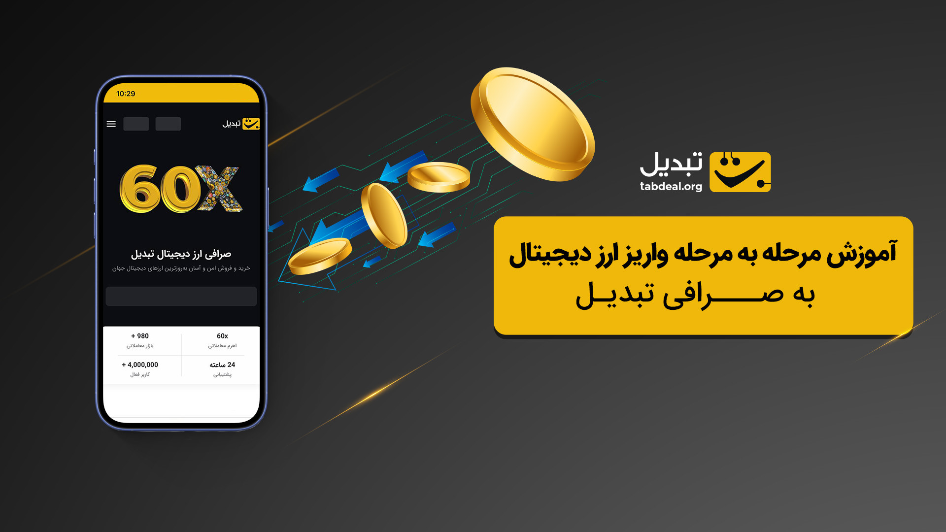 واریز , ارز , دیجیتال , صرافی , تبدیل , مرحله , ساده , دیدن , ویدئو , یاد , می‌گیرید , دارایی‌های , کیف , پول , صرافی‌های , حساب , منتقل