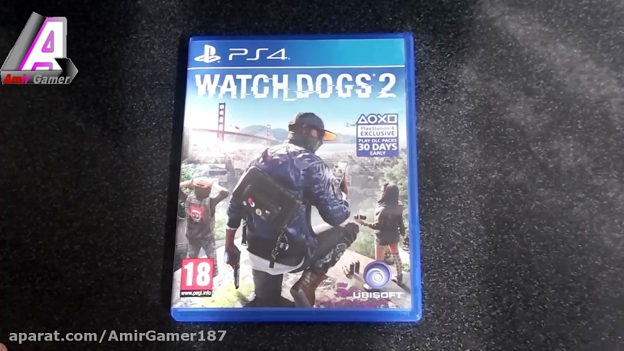 امیر گیمر - آنباکسینگ بازی Watch Dogs 2 PS4