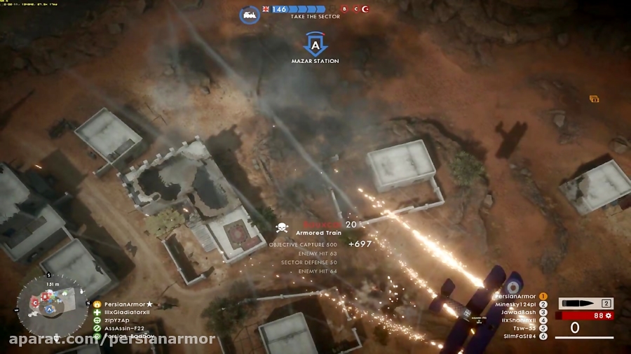 Battlefield 1 | The Power Of Train Mortar | PersianArmor