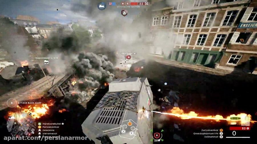 Battlefield 1 Tank Power Multi Kills | PersianArmor