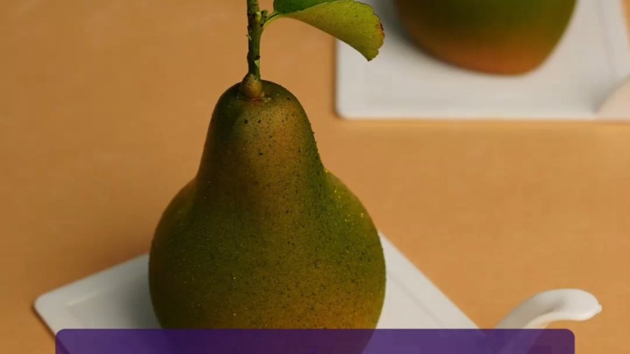 نحوه کار با قالب سیلیکونی گلابی سه بعدی | لوازم قنادی بهگز