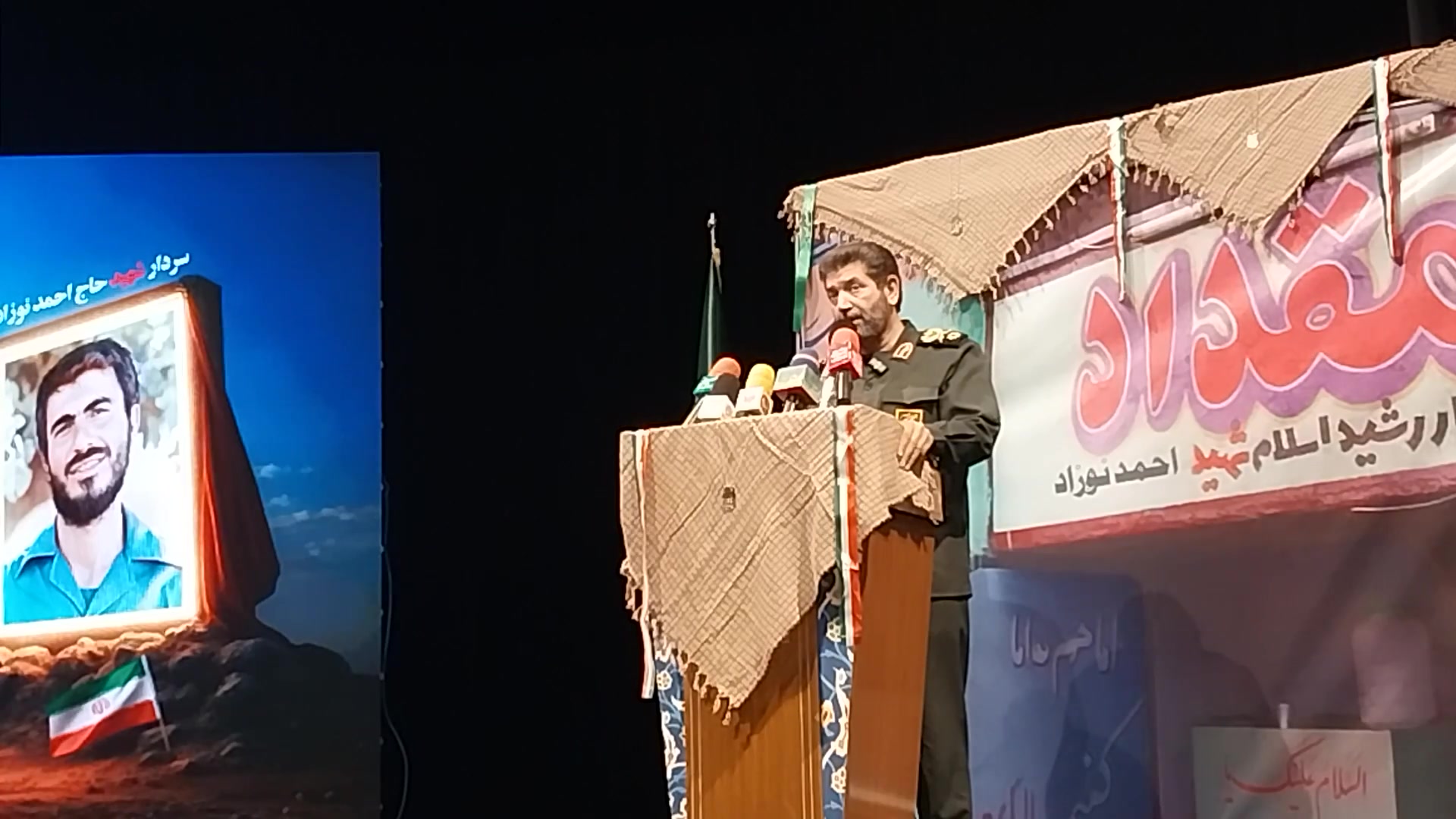 سخنرانی سردار حسن زاده در  یادواره شهدای گردان مقداد