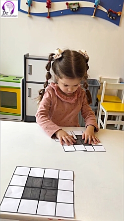 افزایش توجه دیداری کودک با الگوهای ساده در منزل