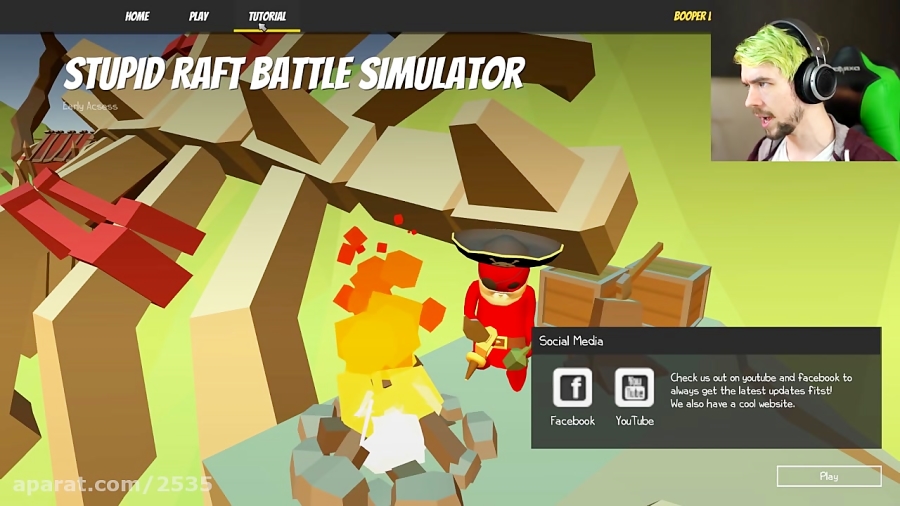 Stupid Raft Battle Simulator - Jacksepticeye