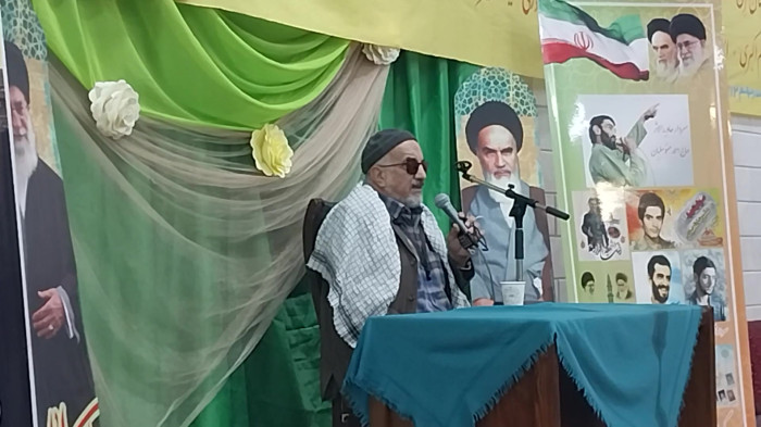 زیارت عاشورای رزمنده روشندل در هیات ذوالفقار