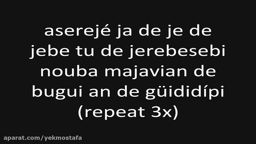 Las Ketchup Aserejelyrics 