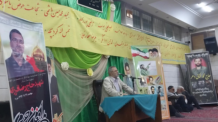 مداحی زیبا در هیات رزمندگان تیپ ذوالفقار