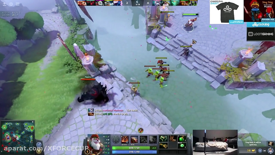 AMAZING EARLY GAME TACTICAL FEEDING ◄ SingSing Moments Dota 2 Stream