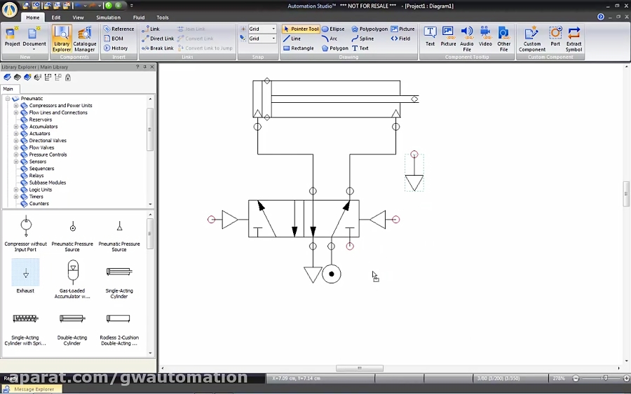 pneumatic system design software