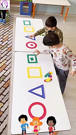 دسته‌بندی بر اساس شکل و رنگ در کودکان