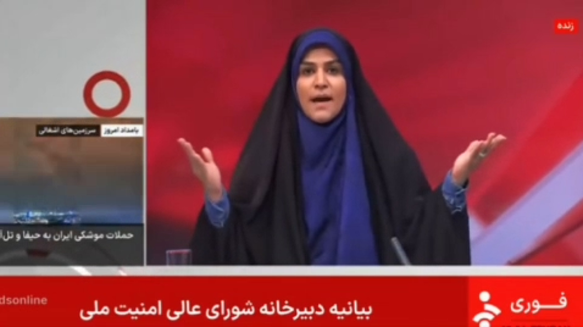 لحظه انفجار در هنگام پخش زنده شبکه خبر