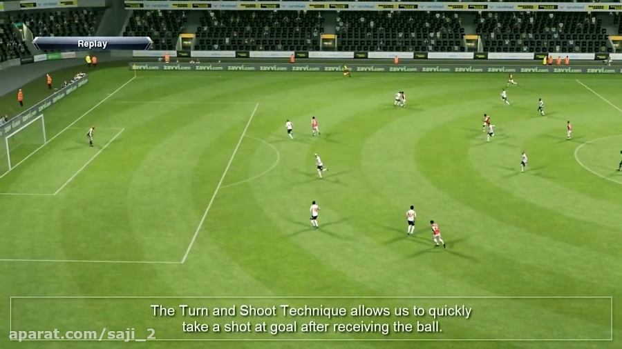 PES Shooting Tutorial: Turn and Shoot