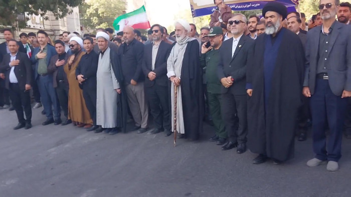 راهپیمایی ضد امریکا در گلستان