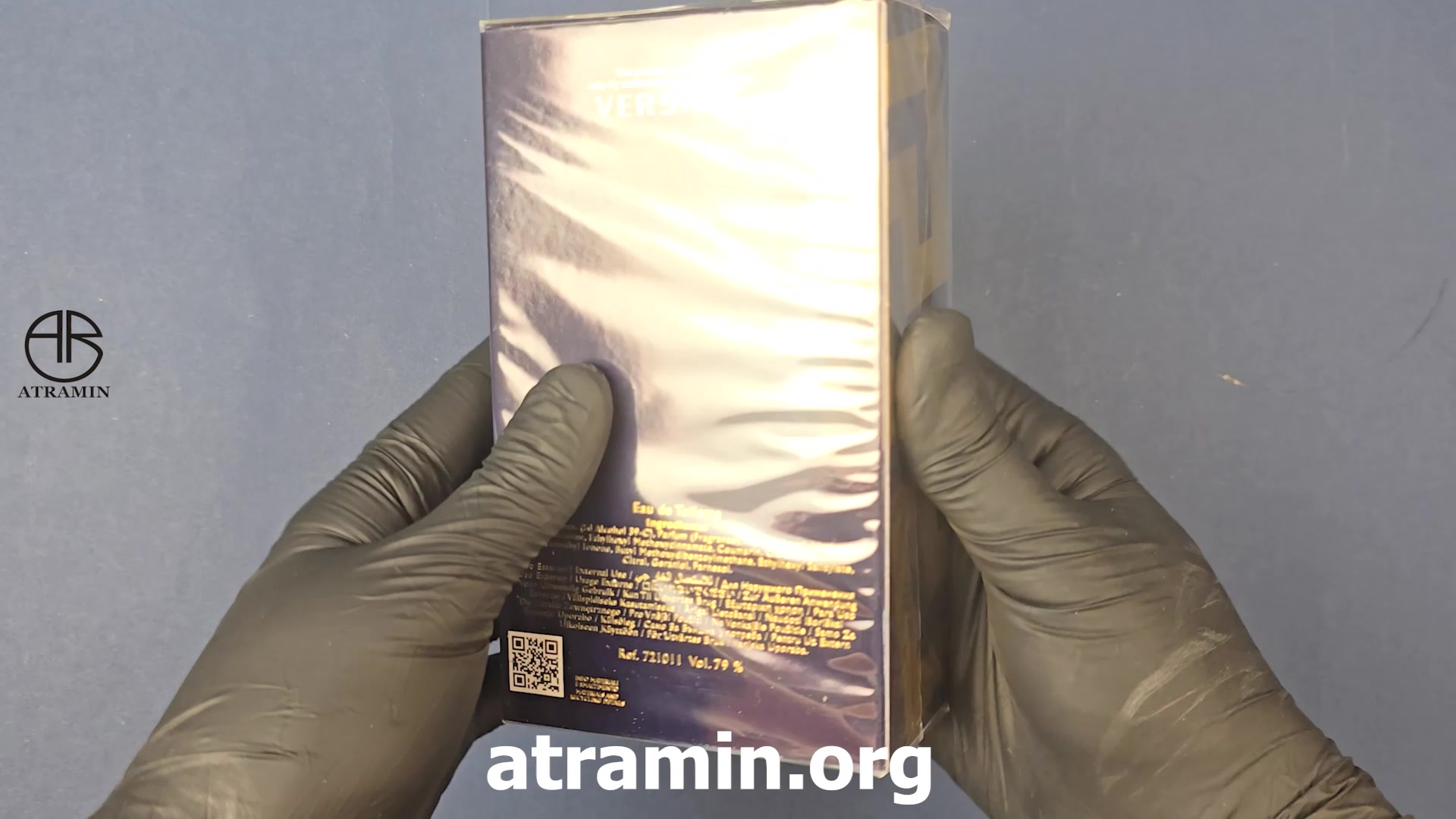 آنباکسینگ عطر ورساچه پورهوم دیلن بلو در عطرآمین زمان30ثانیه