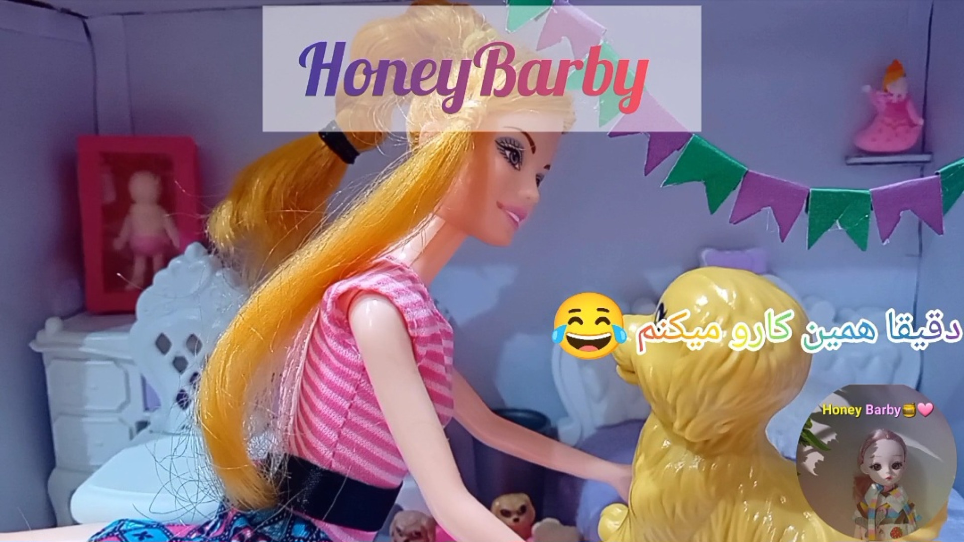معرفی باربی جدیدم "رزیتا" اما طنز و خنده دار! زمان58ثانیه