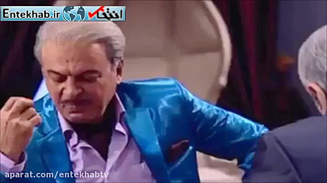 مهران مدیری و رضا نیكخواه در پشت صحنه سریال ویلای من زمان76ثانیه