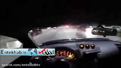 فیلم رانندگی دیوانه وار در ترا...