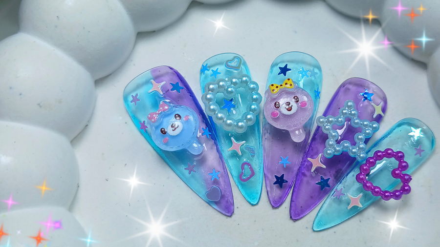 اموزش طراحی تیپ ژلیکس ناخن