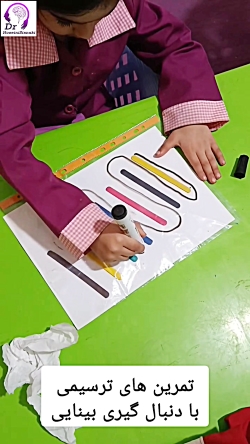 تمرین‌های ترسیمی با دنبال‌گیری دیداری