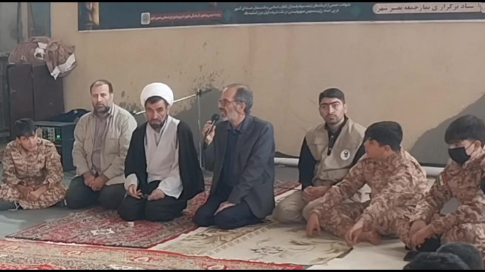 گفتاری در خصوص رسالت بسیج در جمع بسیجیان نصیرشهر