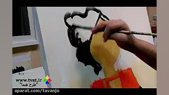 هنر درمانی/نقاشی درمانی(نقاش: اتیسم-اوتیسم،13ساله) پلاستیک لثه
