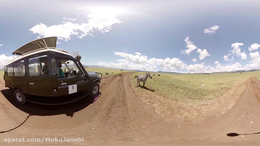 فیلم واقعیت مجازی 360 درجه حیات وحش تانزانیا زمان169ثانیه