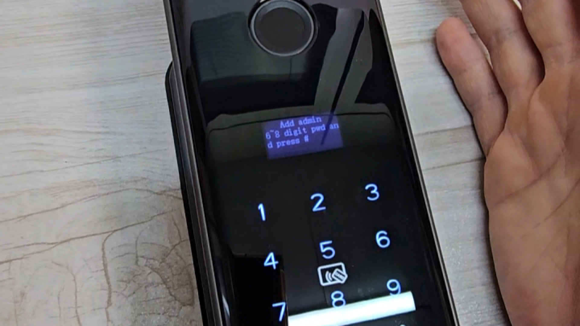 تنظیمات دستگیره هوشمند بادیگارد مدل F34 زمان261ثانیه