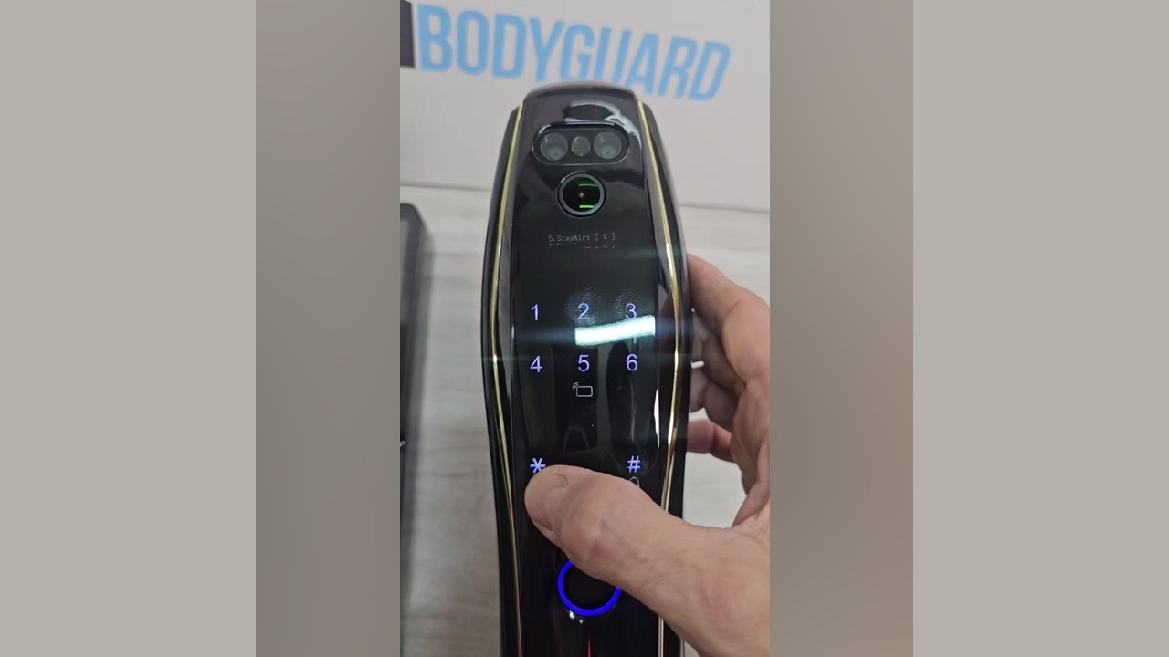 معرفی و تنظیمات دستگیره هوشمند بادیگارد مدل Z41 زمان178ثانیه