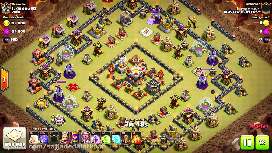 Clash of Clans | Town Hall 11 ( TH11 ) 3 Star Attack Strategy with Bowlers