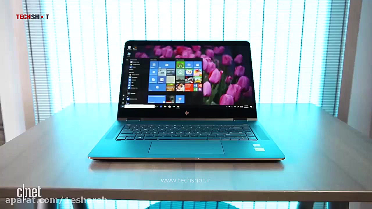 معرفی لپ تاپ HP Spectre X360 2017 با دوبله فارسی زمان122ثانیه