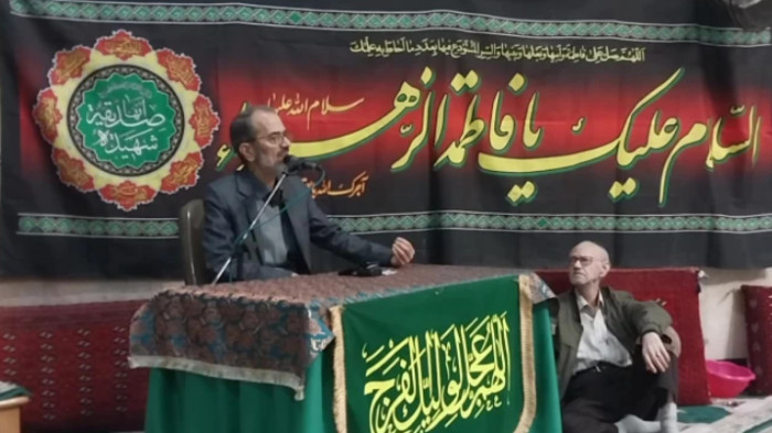 13بانوی قرانی و در راس حضرت زهرا س مسجد جعفریه / دکتر فشارکی