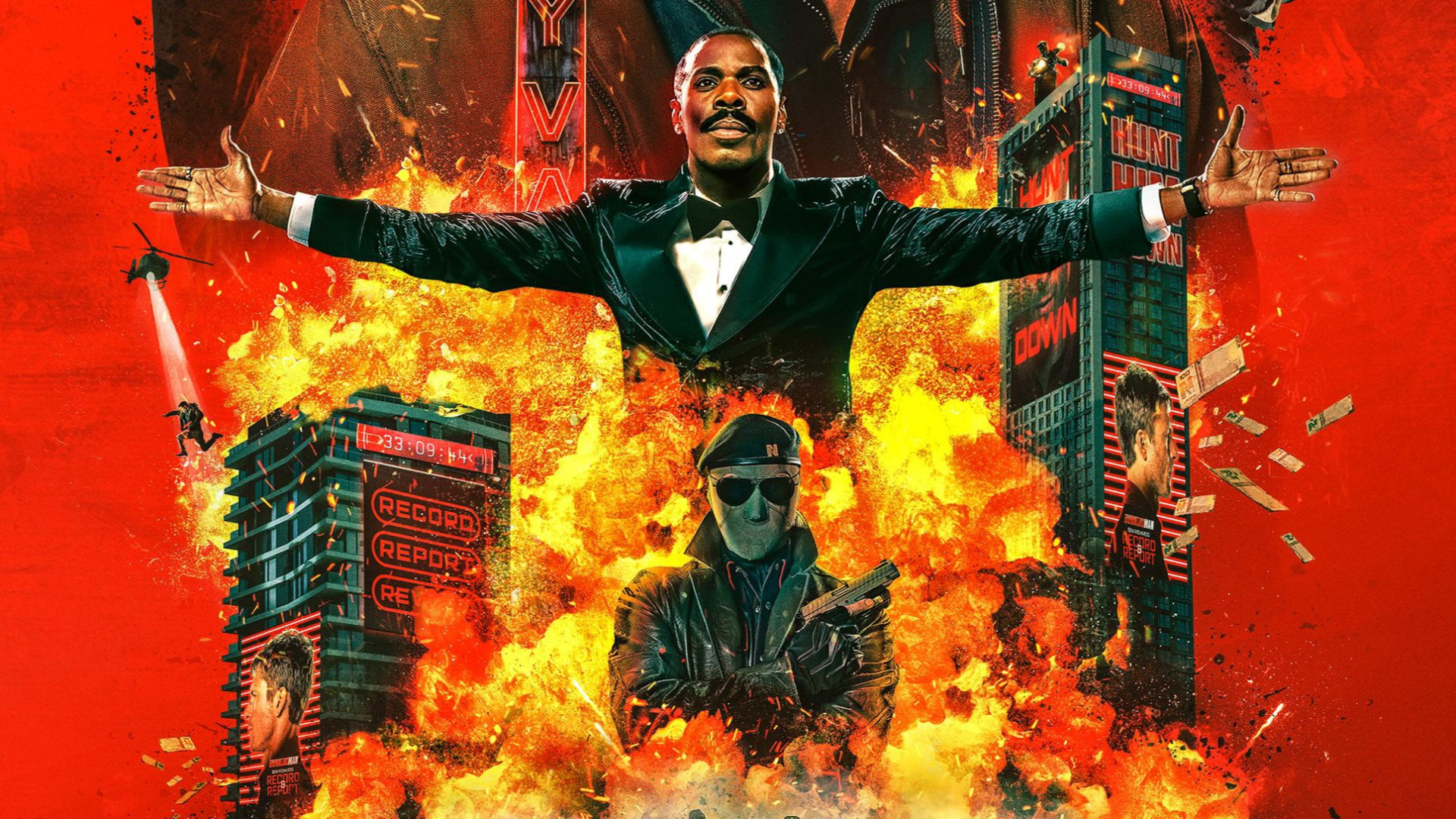 معرفی فیلم اکشن مرد فراری 2025 The Running Man زمان45ثانیه