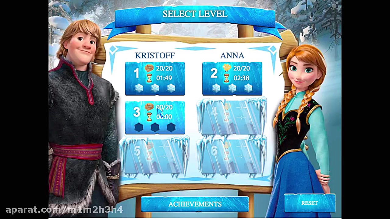 Disney Frozen - Double Trouble game - Anna آکاتیزیا