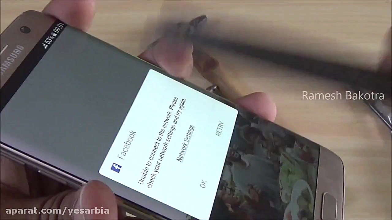تست و مقاومت باورنکردنی سامونگ Samsung Galaxy S7 Edge کلینیک پوست