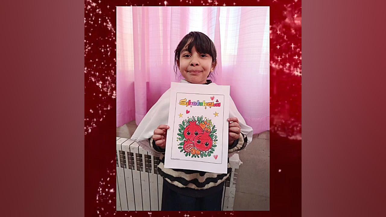 Traditions of Yalda night in Shagaig class 1 third grade 🍿🌙