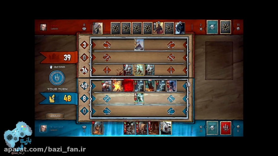 گیم پلی بازی فوق العاده Gwent : The Witcher Card Game