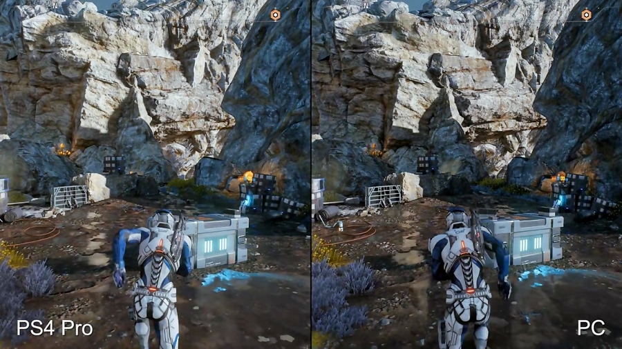 بررسی فنی بازی Mass Effect Andromeda - PS4 Pro vs PS4