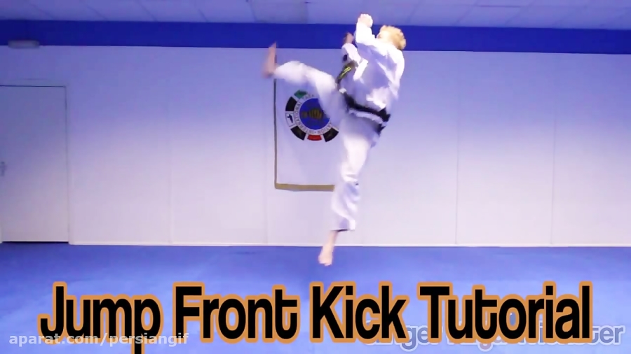 Taekwondo Jump Front Kick Tutorial GNT