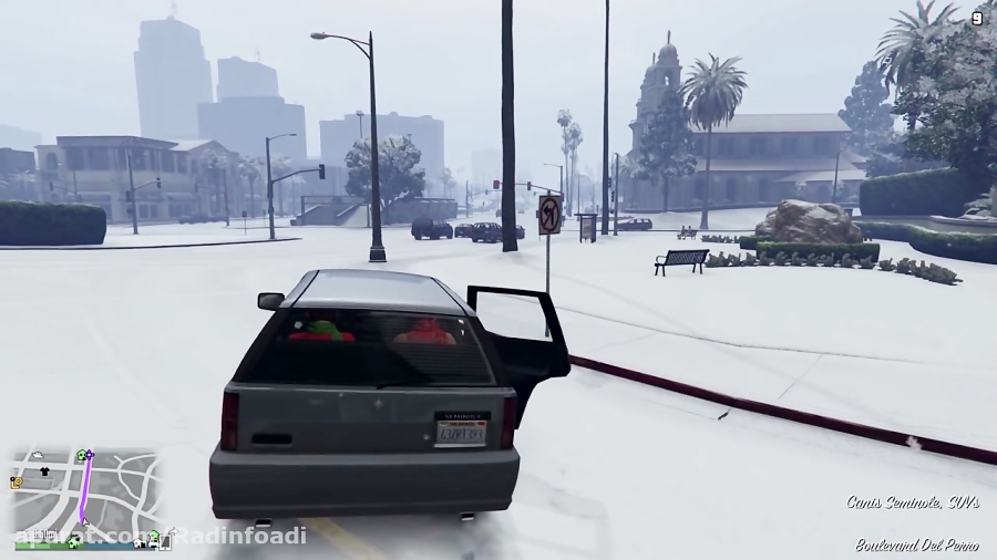 GTA 5 Fun - Extreme Snowball Fights! (Grand Theft Auto Funny Moments)